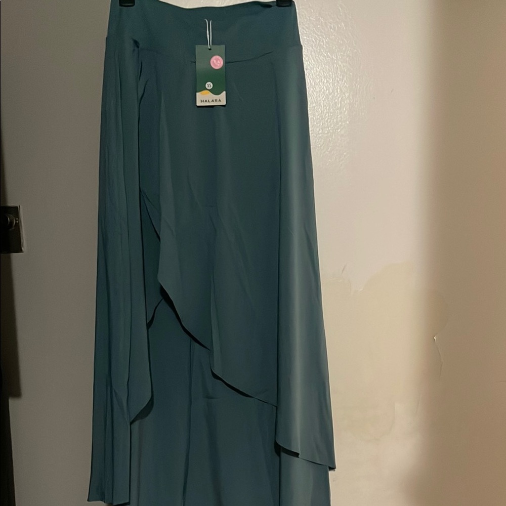 HALARA Teal Maxi Skirt
